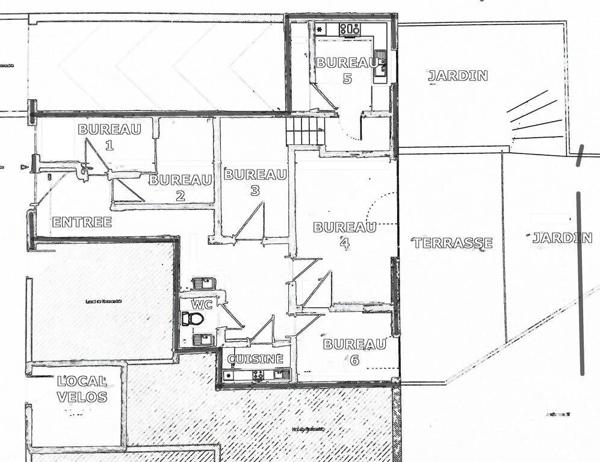 Location bureaux 106 m² Pantin