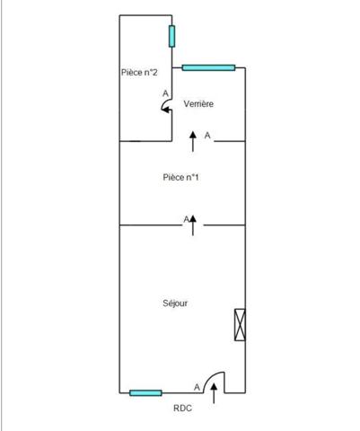 Maison à vendre 3 pièces 45 m² Le Blanc