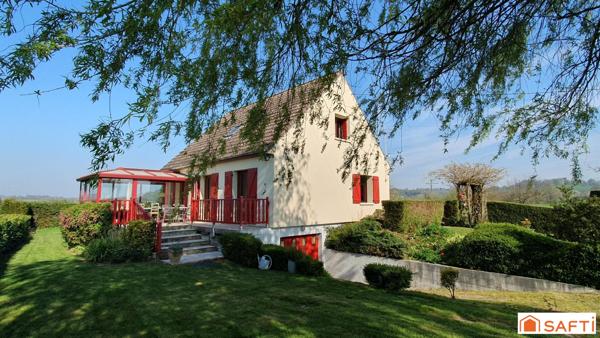 Pavillon sur sous-sol, campagne proche école et commerces