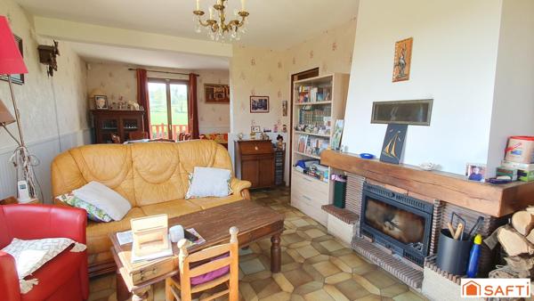 Pavillon sur sous-sol, campagne proche école et commerces