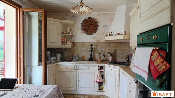 Pavillon sur sous-sol, campagne proche école et commerces