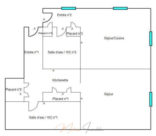 Appartement 2 pièces 42.3m² à vendre à Ségny 01170