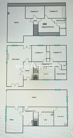 Maison à Beaumont-sur-Sarthe, 72170 - 5 pièces 160m²
