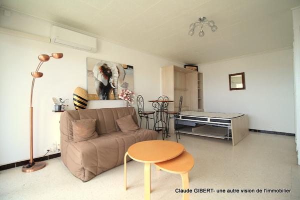 Balaruc-les-Bains (34540) T1 2eme étage avec vue étang et Mont Saint Clair Balaruc-Les-Bains