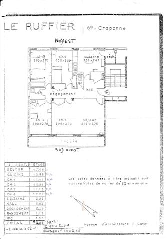 Appartement à vendre 4 pièces 93 m² Craponne