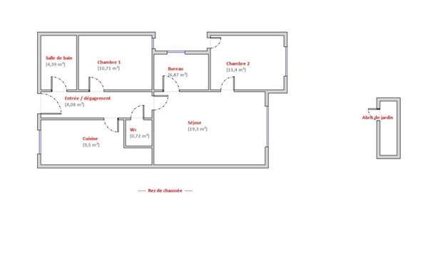 Maison 4 pièces - 67 m² Exclusivité