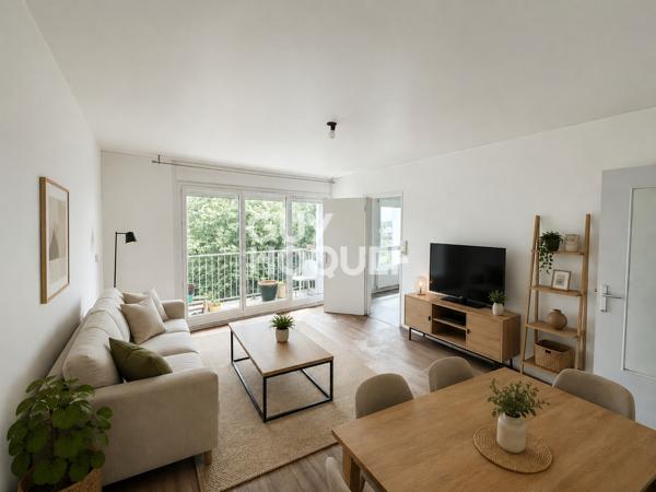Appartement T3 de 67 m² avec balcon – Bords de Sèvre, quartier Pirmil