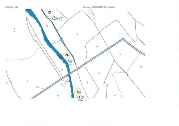 Vente terrain boisé – forêt Tourrettes, 19 900€ Var Paca N°