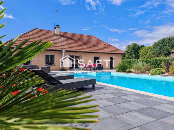 Maison plain-pied, 5 chambres sur beau terrain