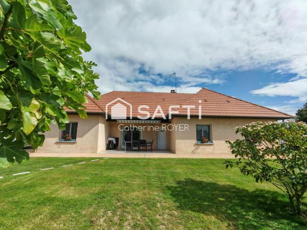 Maison plain-pied, 5 chambres sur beau terrain