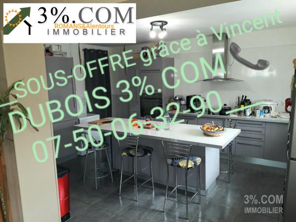 Villa R+1 de 143m2 - 4ch + Garage ROMANS(26) Romans-sur-Isère (26100)