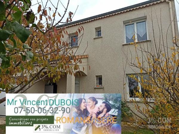 Villa R+1 de 143m2 - 4ch + Garage ROMANS(26) Romans-sur-Isère (26100)