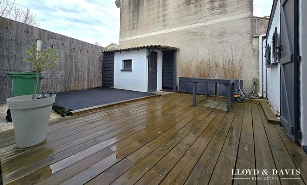 Jolie échoppe en excellent état - extérieur sans vis-à-vis avec terrasse plein sud