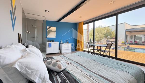 A vendre remarquable maison contemporaine de prestations haut de gamme.