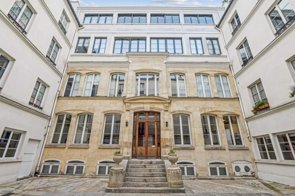 Hôtel particulier bureaux à louer à Paris dans un quartier recherché lumineux