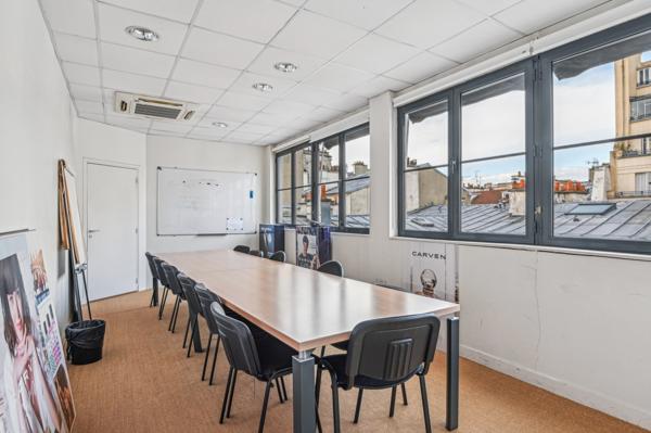 Hôtel particulier bureaux à louer à Paris dans un quartier recherché lumineux