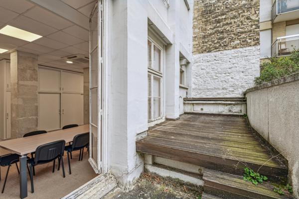 Hôtel particulier bureaux à louer à Paris dans un quartier recherché lumineux