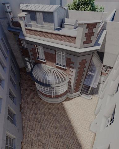 Hôtel particulier rénové à louer à Nantes avec terrasse de 180 m²