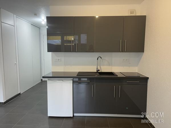 3%.COM - En Exclusivité à STRASBOURG Meinau, studio de 27m² en rez-de-jardin, 1 parking Strasbourg (67100)