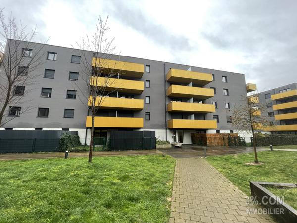 3%.COM - En Exclusivité à STRASBOURG Meinau, studio de 27m² en rez-de-jardin, 1 parking Strasbourg (67100)