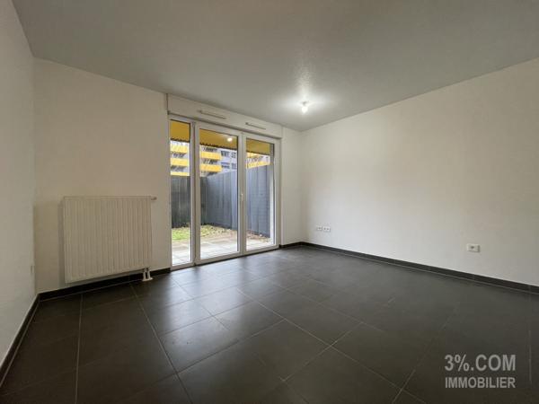 3%.COM - En Exclusivité à STRASBOURG Meinau, studio de 27m² en rez-de-jardin, 1 parking Strasbourg (67100)
