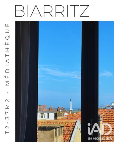 Appartement à vendre 2 pièces 37,2 m² Biarritz