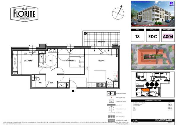 Appartement à vendre 3 pièces 59 m² La Londe-les-Maures