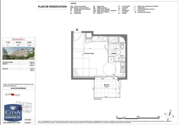 Appartement à louer 1 pièce 27.99m² La Garde (83130)