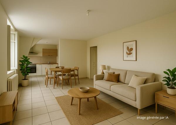 Appartement T3 dans Château historique - Jonzac Centre Ville