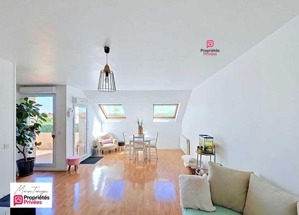 Bel appartement T3 avec grande terrasse  Dernier étage  Lacroix-Saint-Ouen