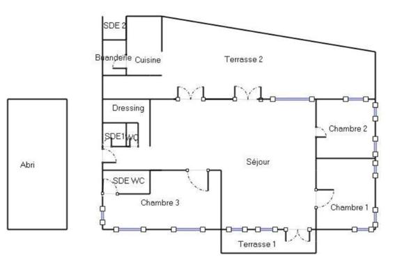 Villa Bois T4 et dépendance sur 4970m2