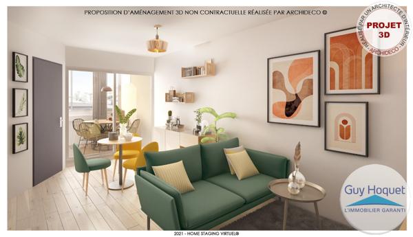 Canet Sud - Appartement Canet Plage 2 pièces 26.15 m²
