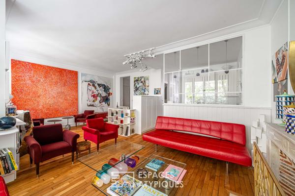 Appartement dans voie privée arborée – La Muette