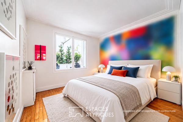 Appartement dans voie privée arborée – La Muette