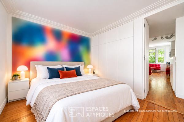 Appartement dans voie privée arborée – La Muette