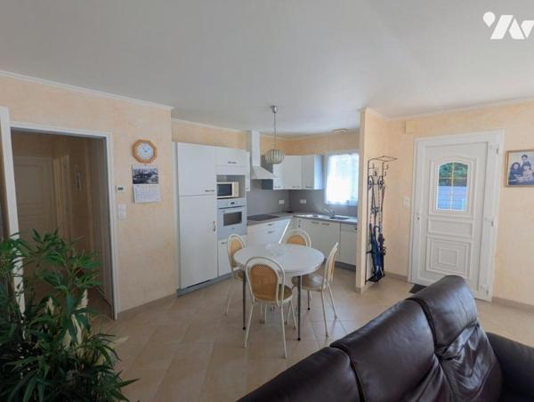 Maison de plain-pied de 91,87 m² avec grand garage – Parcelle de 592 m²