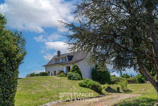 Maison familiale avec vue exceptionnelle à réinterpréter