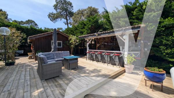 Maison avec piscine – Pyla-sur-Mer, proche plages et Moulleau - 33115 La Teste-de-Buch - Réf 86723925