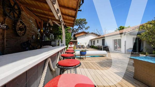 Maison avec piscine – Pyla-sur-Mer, proche plages et Moulleau - 33115 La Teste-de-Buch - Réf 86723925