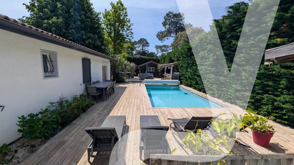 Maison avec piscine – Pyla-sur-Mer, proche plages et Moulleau - 33115 La Teste-de-Buch - Réf 86723925