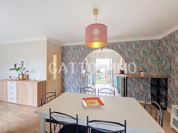 Jarny (54800) Maison 76m² // 2 chambres // 1 bureau // sous-sol complet // jardin