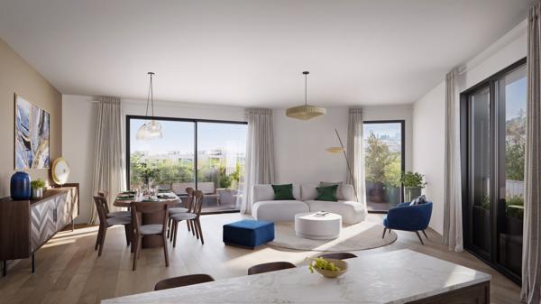 Beaulieu-sur-Mer – 2P appartement-Dernier étage- Programme neuf premium au cœur du centre-ville