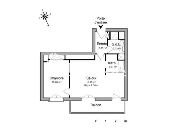 Location Appartement 2 pièces 38 m² - 23 RUE CARVES Montrouge 92120
