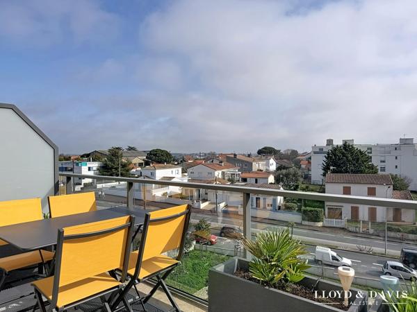 Appartement T2 asc, balcon et parking en s/sol