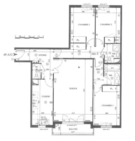 Suresnes - Marché Caron - 4 pièces de 94m² cave parking