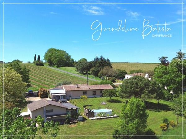 Maison contemporaine 145m² avec vue dégagée - Terrain 4531m²