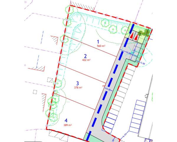 Terrain à bâtir viabilisé de 422 m2 ·  Vannes Ploeren Luscanen