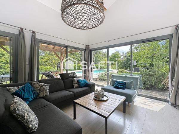 Villa 140m2 avec piscine BOULOC 31620 - Environnement boisé