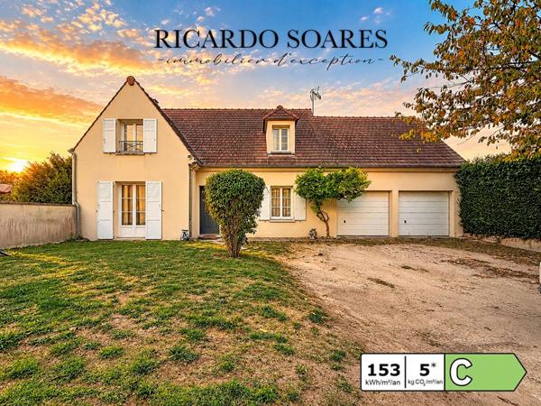 60700 PONT-SAINTE-MAXENCE (SARRON) - MAISON FAMILIALE 7 PIÈCES / 157 M2 AU SOL / 5 CHAMBRES / DOUBLE GARAGE / TERRAIN 876 M²