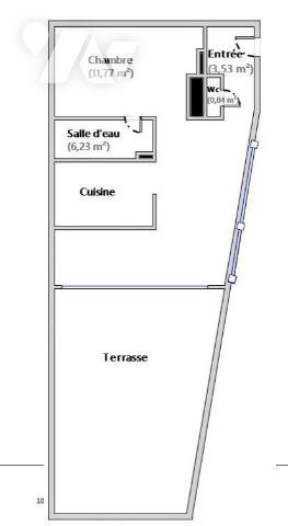 75005 Paris - Panthéon / Monge - Appartement 45 m² rénové avec terrasse de 35 m²